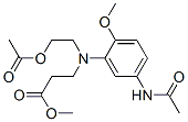CAS#: 65059-88-3, Methyl N-[2-Acetoxyethyl]-N-[5-(Acetylamino)-2-Methoxyphenyl]-beta-Alaninate