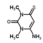 CAS#: 6506-84-9, 6-Amino-1,3-Dimethyl-4-Thioxo-3,4-Dihydro-2(1H)-Pyrimidinone
