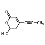 CAS#: 650624-70-7, 6-Methyl-4-(1-propyn-1-yl)-2H-pyran-2-one