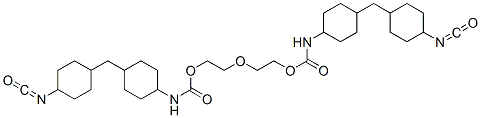CAS#: 65087-21-0, [4-[(4-Isocyanatocyclohexyl)Methyl]Cyclohexyl]-Carbamic Acid  Oxydi-2,1-Ethanediyl Ester