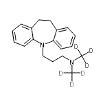 CAS#: 65100-45-0, 3-(10,11-Dihydro-5H-dibenzo[b,f]azepin-5-yl)-N,N-bis[(<sup>2</sup>H<sub>3</sub>)methyl]-1-propanamine