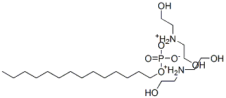 CAS 登录号：65104-57-6， 二[二(2-羟基乙基)铵]十四烷基磷酸酯盐