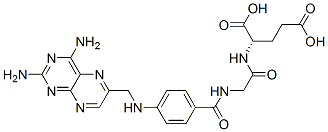 CAS 登录号：65118-36-7， N-(N-(4-(((2,4-二氨基-6-蝶啶基)甲基)氨基)苯甲酰基)甘氨酰)-L-谷氨酸