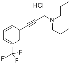 CAS#: 65126-79-6, N,N-Dipropyl-3-(3-(Trifluoromethyl)Phenyl)-2-Propyn-1-Amine Hydrochloride