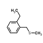 CAS#: 65130-44-1, 1-Ethyl-2-[(methylsulfanyl)methyl]benzene