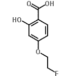 CAS#: 651331-95-2, 4-(2-Fluoroethoxy)-2-hydroxybenzoic acid