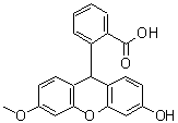CAS 登录号：65144-30-1， 2-(3-羟基-6-甲氧基-9H-氧杂蒽-9-基)苯甲酸