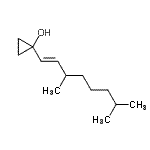 CAS#: 65147-72-0, 1-[(1E)-3,7-Dimethyl-1-octen-1-yl]cyclopropanol
