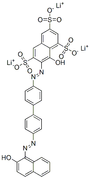 CAS#: 65150-87-0, 8-Hydroxy-7-((4'-((2-Hydroxy-1-Naphthalenyl)Azo)(1,1'-Biphenyl)-4-Yl)Azo)-1,3,6-Naphthalenetrisulfonic Acid, Trilithium Salt