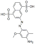 CAS#: 65151-27-1, 3-[(4-Amino-2-Methoxy-5-Methylphenyl)Azo]Naphthalene-1,5-Disulphonic Acid