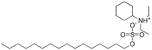 CAS 登录号：65151-49-7， 环己基二乙基铵十六烷基硫酸酯盐