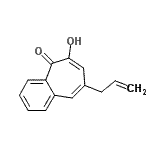 CAS 登录号：651715-76-3， 8-烯丙基-6-羟基-5H-苯并[7]轮烯-5-酮