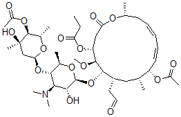 CAS#: 65178-01-0, 9,4''-Diacetyl-4''-depropionylmidecamycin