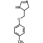 CAS#: 652128-77-3, 5-[(4-Methylphenoxy)methyl]-4,5-dihydro-1H-imidazole