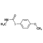 CAS#: 652154-32-0, S-(4-Methoxyphenyl) methylcarbamothioate