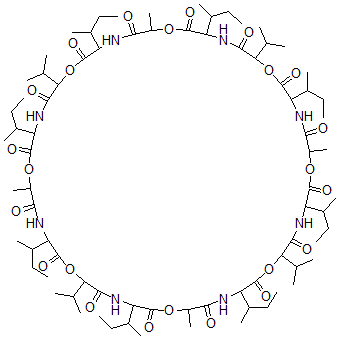 CAS 登录号：65230-10-6， Hexadecaisoleucinomycin