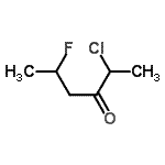 CAS#: 65269-99-0, 2-Chloro-5-fluoro-3-hexanone