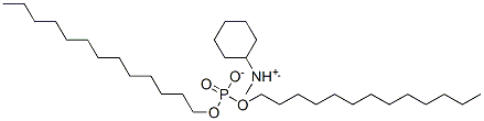 CAS 登录号:65294-15-7, 环己基(二甲基)二(十三烷基)磷酸酯铵盐