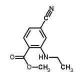 CAS#: 652997-54-1, Methyl 4-cyano-2-(ethylamino)benzoate