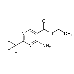 CAS 登录号：653-95-2， 乙基4-氨基-2-(三氟甲基)-5-嘧啶羧酸酯