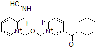 CAS#: 65320-92-5, 1-(((3-(Cyclohexylcarbonyl)pyridinio)methoxy)methyl)-2-((hydroxyimino)methyl)-Pyridinium diiodide