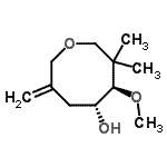 CAS#: 653568-47-9, (4R,5R)-4-Methoxy-3,3-dimethyl-7-methylene-5-oxocanol