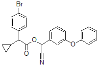 CAS#: 65363-04-4, 4-Bromo-alpha-Cyclopropylbenzeneacetic Acid Cyano(3-Phenoxyphenyl)Methyl Ester