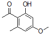 CAS 登录号：6540-66-5， 2-乙酰基-3-甲基-5-甲氧基苯酚