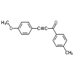 CAS#: 65418-75-9, 3-(4-Methoxyphenyl)-1-(4-methylphenyl)-2-propyn-1-one