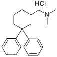 CAS 登录号:65445-78-5, 二甲基氨基甲基-3,3-二苯基环己烷盐酸盐