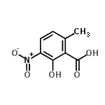 CAS#: 654684-13-6, 2-Hydroxy-6-methyl-3-nitrobenzoic acid