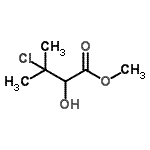 CAS#: 65492-39-9, Methyl 3-chloro-2-hydroxy-3-methylbutanoate