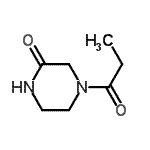 CAS 登录号：65493-55-2， 4-丙酰基-2-哌嗪酮