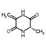CAS#: 65519-18-8, (3S)-3-Methyl-6-methylene-2,5-piperazinedione