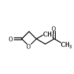 CAS#: 655253-20-6, 4-Methyl-4-(2-oxopropyl)-2-oxetanone