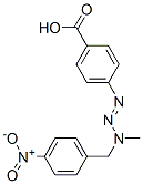 CAS 登录号：65542-15-6， 4-[3-甲基-3-(P-硝基苄基)-1-三氮烯基]苯甲酸