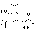 CAS 登录号：65559-23-1， 氨基[4-羟基-3,5-二(2-甲基-2-丙基)苯基]乙酸