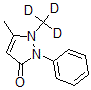 CAS 登录号：65566-62-3， 1,2-二氢-5-甲基-1-(甲基-D3)-2-苯基-3H-吡唑-3-酮
