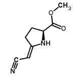 CAS#: 65571-72-4, Methyl (5E)-5-(cyanomethylene)-L-prolinate