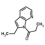 CAS#: 655789-30-3, 1-(2-Ethyl-1H-pyrrolo[2,3-b]pyridin-1-yl)-1-propanone