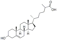 CAS#: 6561-58-6, 3-Hydroxy-5-Cholestenoic Acid