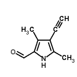 CAS#: 65613-21-0, 4-Ethynyl-3,5-dimethyl-1H-pyrrole-2-carbaldehyde