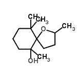CAS 登录号：65620-50-0， 2,6,10,10-四甲基-1-氧杂螺[4.5]癸烷-6-醇