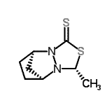 CAS#: 65651-38-9, (1R,5R,7S)-5-Methyl-4-thia-2,6-diazatricyclo[5.2.1.0<sup>2,6</sup>]decane-3-thione