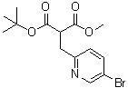 CAS#: 656801-27-3, Methyl 2-methyl-2-propanyl [(5-bromo-2-pyridinyl)methyl]malonate