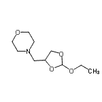 CAS#: 656814-53-8, 4-[(2-Ethoxy-1,3-dioxolan-4-yl)methyl]morpholine