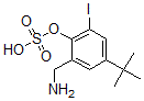 CAS#: 65687-13-0, [2-(Aminomethyl)-4-tert-butyl-6-iodophenyl] hydrogen sulfate