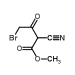 CAS#: 65689-57-8, Methyl 4-bromo-2-cyano-3-oxobutanoate