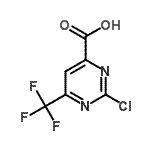 CAS 登录号：657-53-4， 2-氯-6-(三氟甲基)-4-嘧啶羧酸
