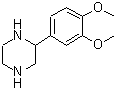 CAS#: 65709-39-9, 2-(3,4-Dimethoxyphenyl)piperazine